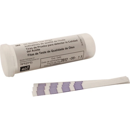 3M Filtration Strip, Test , Fryer Oil, 40/Vial 1004